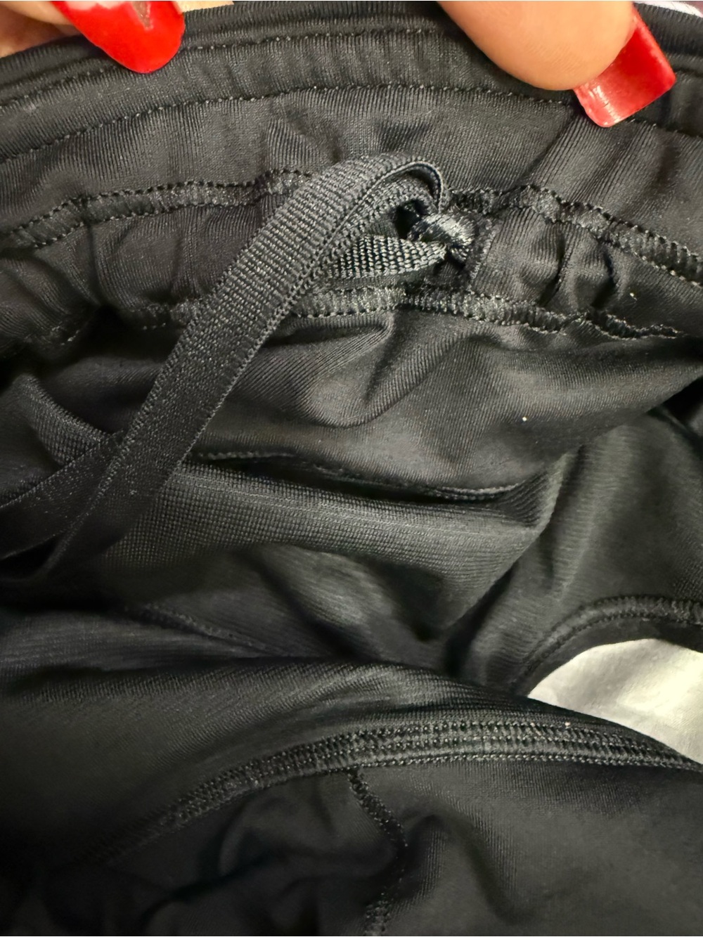 lululemon athletica short II 4” women size 12 Black and Gray Patterned Running - Picture 10 of 11